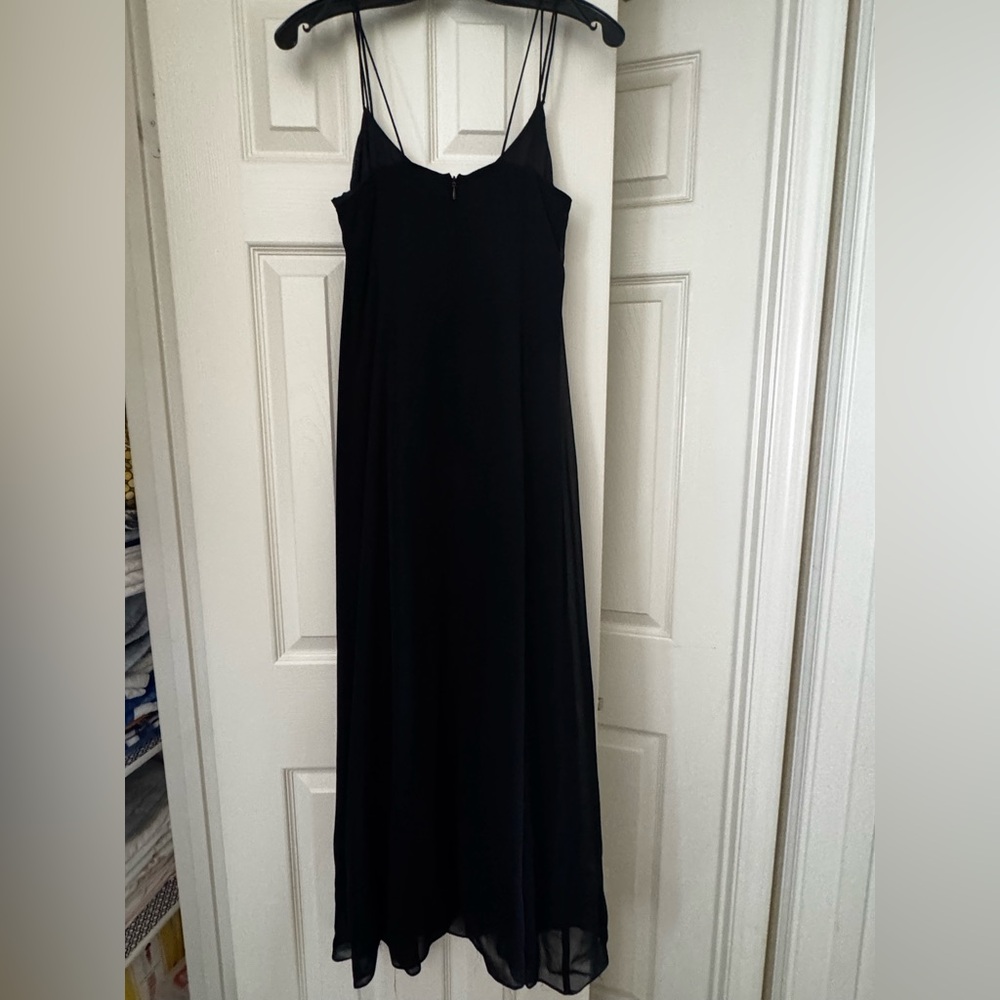 Isabel Marant Black Sleeveless Slip Maxi Dress, 6